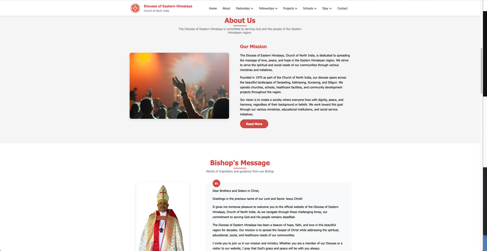 Diocese of Eastern Himalaya Website